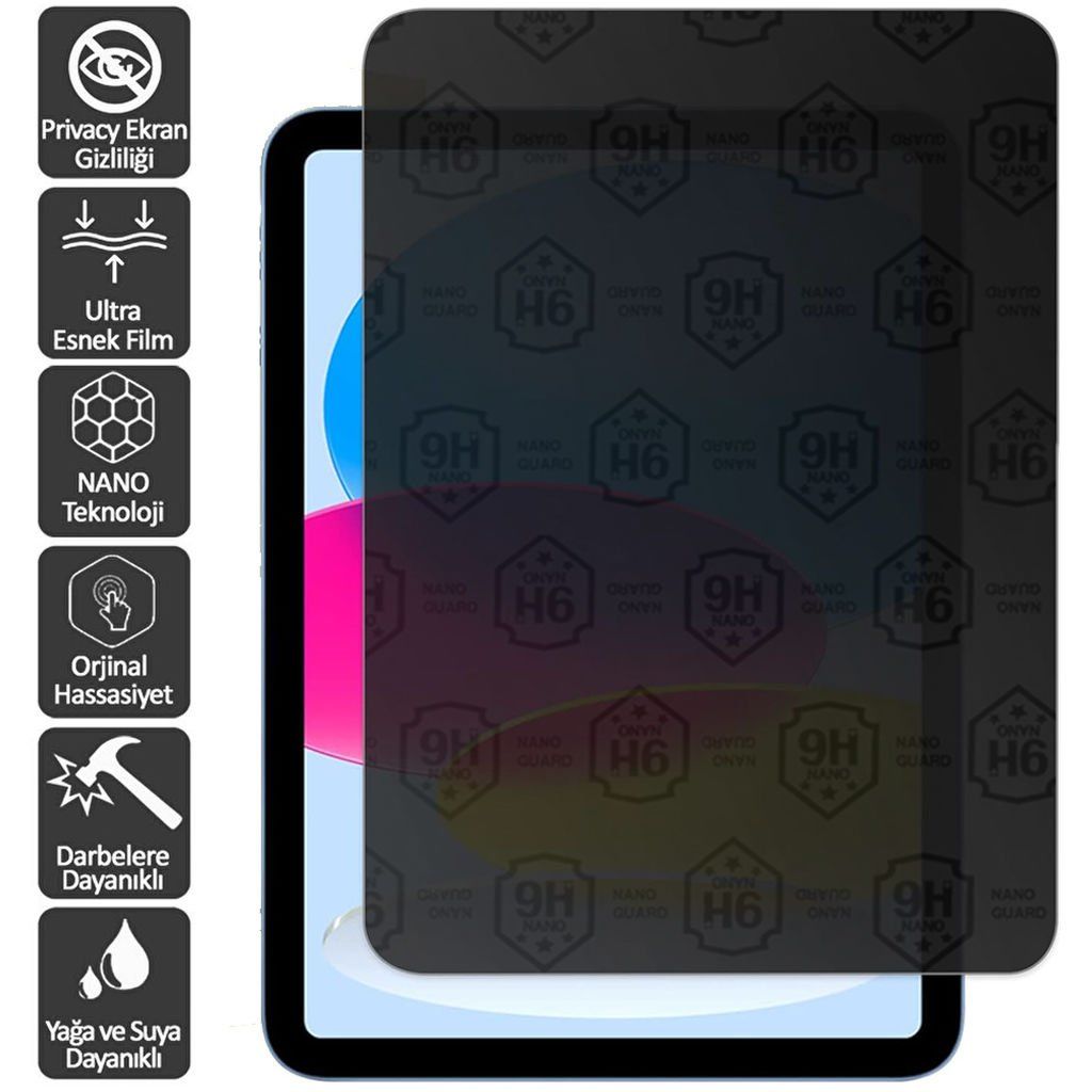 Apple İpad Pro 11 2021 3.Nesil MHQU3TU/A Hayalet Cam Nano Kırılmaz Ekran Koruyucu