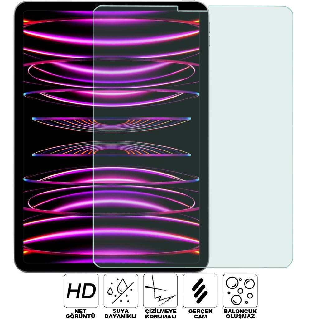 Apple İpad MD540TU/A Ekran Koruyucu Tempered Kırılmaz Cam